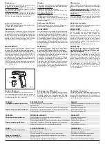 Preview for 3 page of socorex PROFILLER electro 447 Operating Instructions