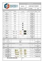 Preview for 8 page of Sodex Sport S14090GC Product Sheet