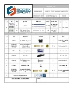 Preview for 3 page of Sodex Sport S27215B Assembly Instructions