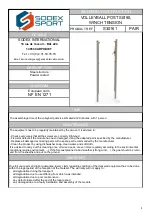 Preview for 1 page of Sodex Sport S30161 Assembly Instructions Manual