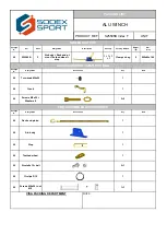 Preview for 11 page of Sodex Sport S30161 Assembly Instructions Manual