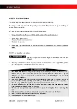 Preview for 4 page of Sodi mini 900 User Maintenance Manual