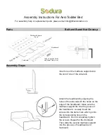 Sodura Aero Toddler Bed Assembly Instructions предпросмотр