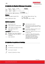 Preview for 58 page of Soehnle Professional 3705 User Manual