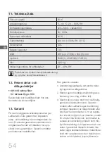 Preview for 56 page of Soehnle Airfresh Hygro 500 User Manual