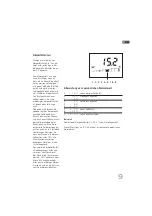 Preview for 9 page of Soehnle Body Balance Shape F3 Operating Instructions Manual