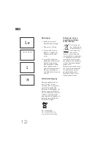 Preview for 12 page of Soehnle Body Balance Shape F3 Operating Instructions Manual