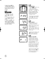 Preview for 6 page of Soehnle BODY CONTROL SIGNAL F3 Operating Instructions Manual