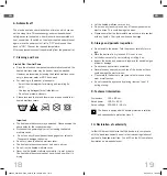 Preview for 10 page of Soehnle COMFORT 2-ZONE Operating Instructions Manual