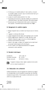 Preview for 28 page of Soehnle COMFORT DUO Operating Instructions Manual