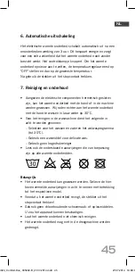 Preview for 45 page of Soehnle COMFORT DUO Operating Instructions Manual