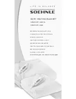 Soehnle COMFORT JAZZ S Operating Instructions Manual preview