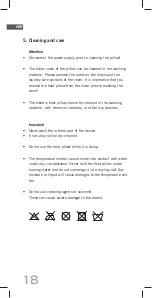 Preview for 18 page of Soehnle HEATING PAD Operating Instructions Manual