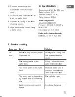 Предварительный просмотр 7 страницы Soehnle LQ240050U User Manual