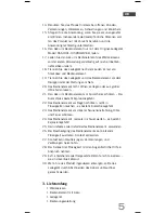 Предварительный просмотр 5 страницы Soehnle RSS1001-135090-W2E-B Operating Instructions Manual