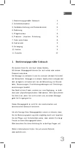 Preview for 3 page of Soehnle VITA-SPOT Operating Instructions Manual