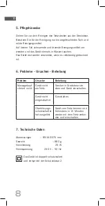 Preview for 8 page of Soehnle VITA-SPOT Operating Instructions Manual