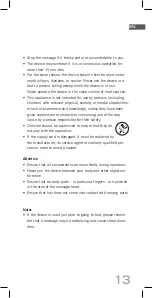 Preview for 13 page of Soehnle VITA-SPOT Operating Instructions Manual