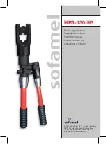 Sofamel HPS-130-H3 Instruction Manual preview