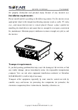 Предварительный просмотр 7 страницы Sofar solar 10.5KTLM-G3 User Manual