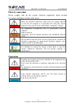 Предварительный просмотр 8 страницы Sofar solar 10.5KTLM-G3 User Manual