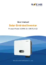 Sofar solar 30KTLX-G3 User Manual preview