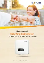 Sofar solar 3KTLM-G3 User Manual preview