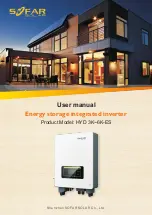 Sofar solar HYD 3K~6K-ES User Manual preview