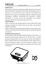 Preview for 6 page of Sofar solar SOFAR 10KTLX-G3 User Manual