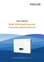 Sofarsolar SOFAR 60KTLX-G3 User Manual предпросмотр