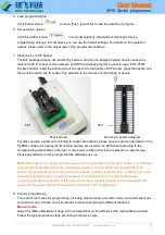 Предварительный просмотр 7 страницы Sofi SP16 Series User Manual