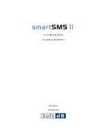 Предварительный просмотр 1 страницы Soft dB SmartSMS 2 User Manual