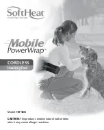 Soft Heat Mobile PowerWrap HBP4000 Operating Instructions Manual preview