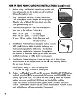 Preview for 4 page of Soft Heat Mobile PowerWrap HBP4000 Operating Instructions Manual