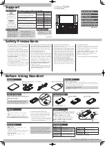 Предварительный просмотр 1 страницы SoftBank 922SH First Step Manual