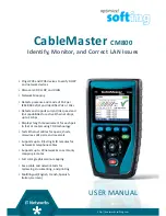 Softing CableMaster CM800 User Manual preview