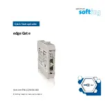 Softing data FEED edgeGate Quick Start Up Manual предпросмотр