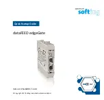 Softing dataFEED edgeGate Quick Start Up Manual предпросмотр