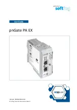 Softing pnGate PA EX User Manual предпросмотр