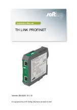 Softing TH LINK PROFINET Installation Manual предпросмотр