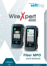 Softing WireXpert 4500 Fiber MPO User Manual preview