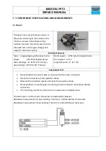 Preview for 7 page of SOGEDIS BANDEAU HP F2 Service Manual