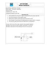 Предварительный просмотр 58 страницы SOGEDIS HP T2 Service Manual