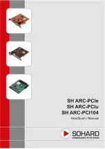 SOHARD SH ARC-PCI104 Manual preview