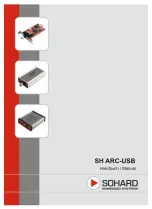 SOHARD SH ARC-USB Manual preview