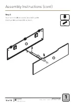 Preview for 10 page of SOHL FURNITURE 705712 Assembly Instructions Manual