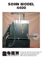 Предварительный просмотр 18 страницы Sohn 4400 Operator'S Manual