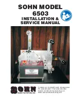 Sohn 6503 Installation & Service Manual preview