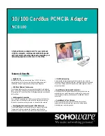 Soho NCB100 Features & Benefits preview