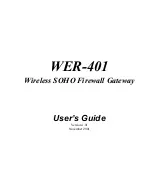 Предварительный просмотр 1 страницы Soho WER-401 User Manual